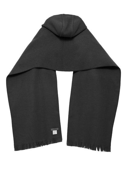 MILLED WOOL HOOD STOLE