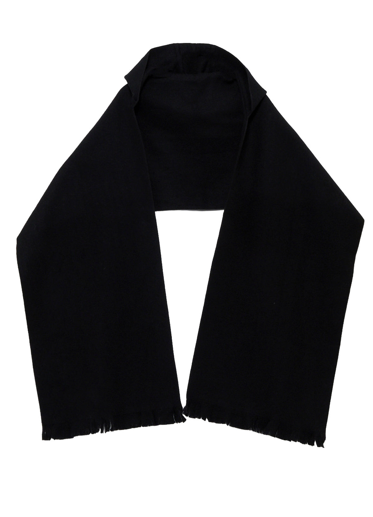 MILLED WOOL HOOD STOLE