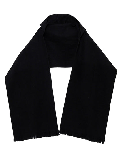 MILLED WOOL HOOD STOLE
