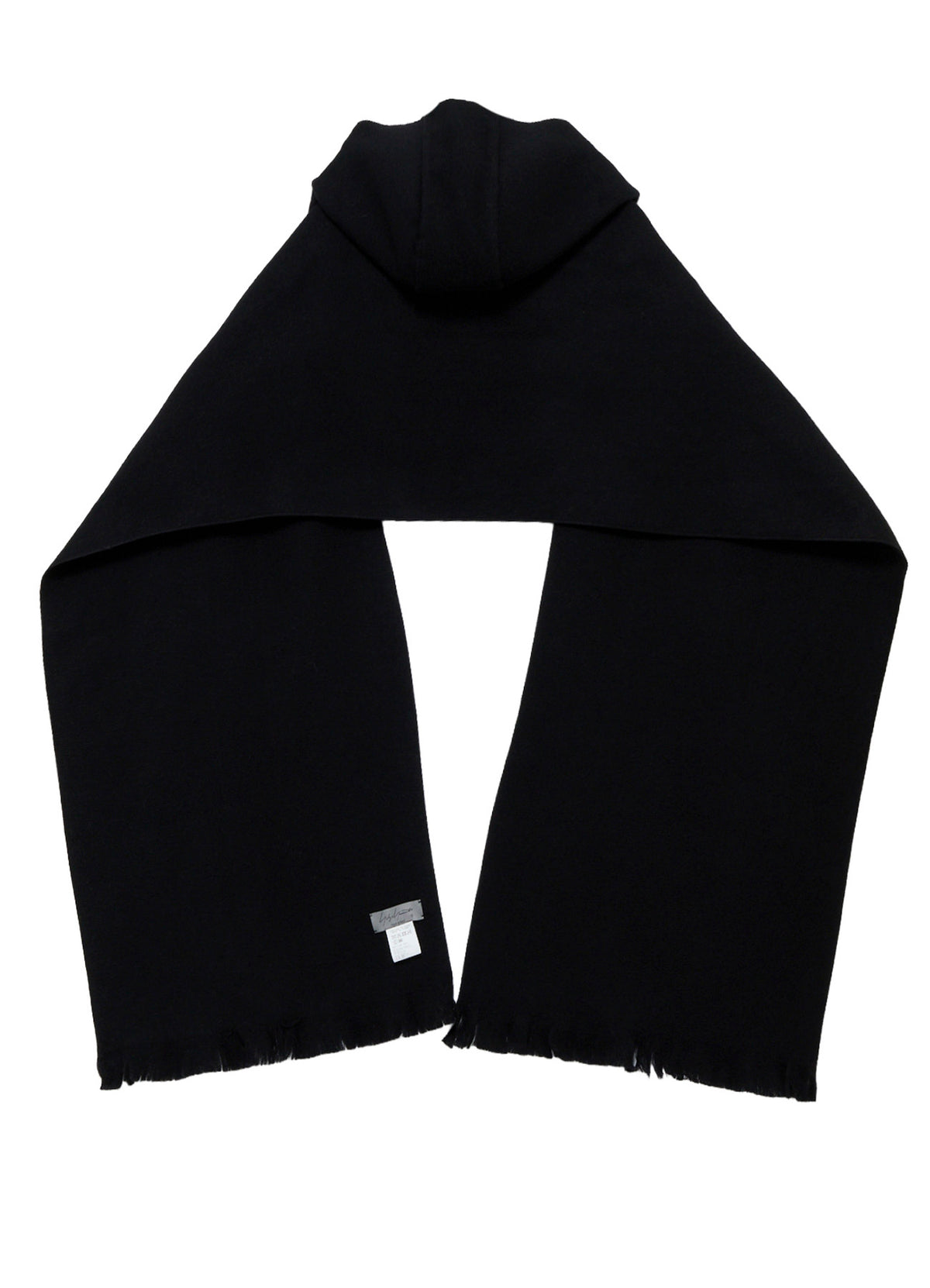 MILLED WOOL HOOD STOLE