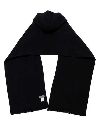 MILLED WOOL HOOD STOLE