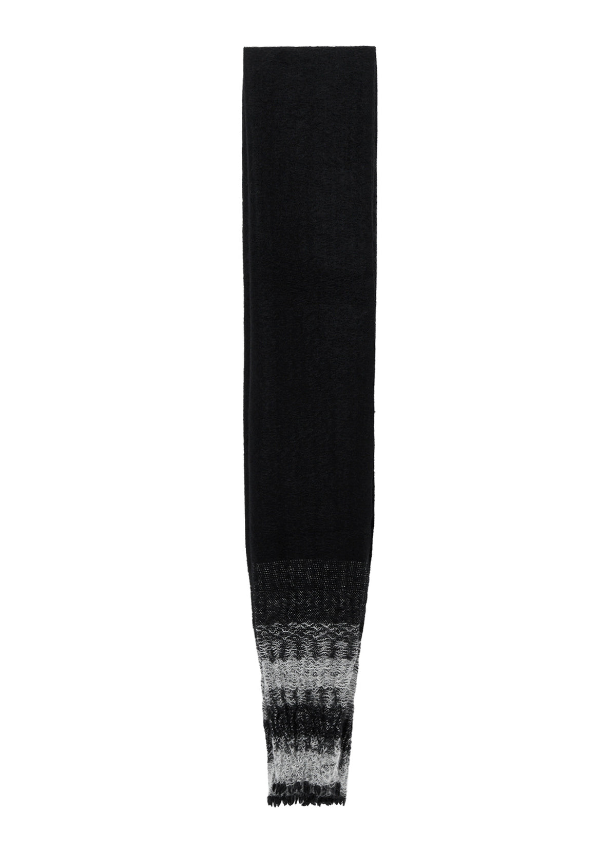 W/KID MOHAIR GATHER STRIPE STOLE