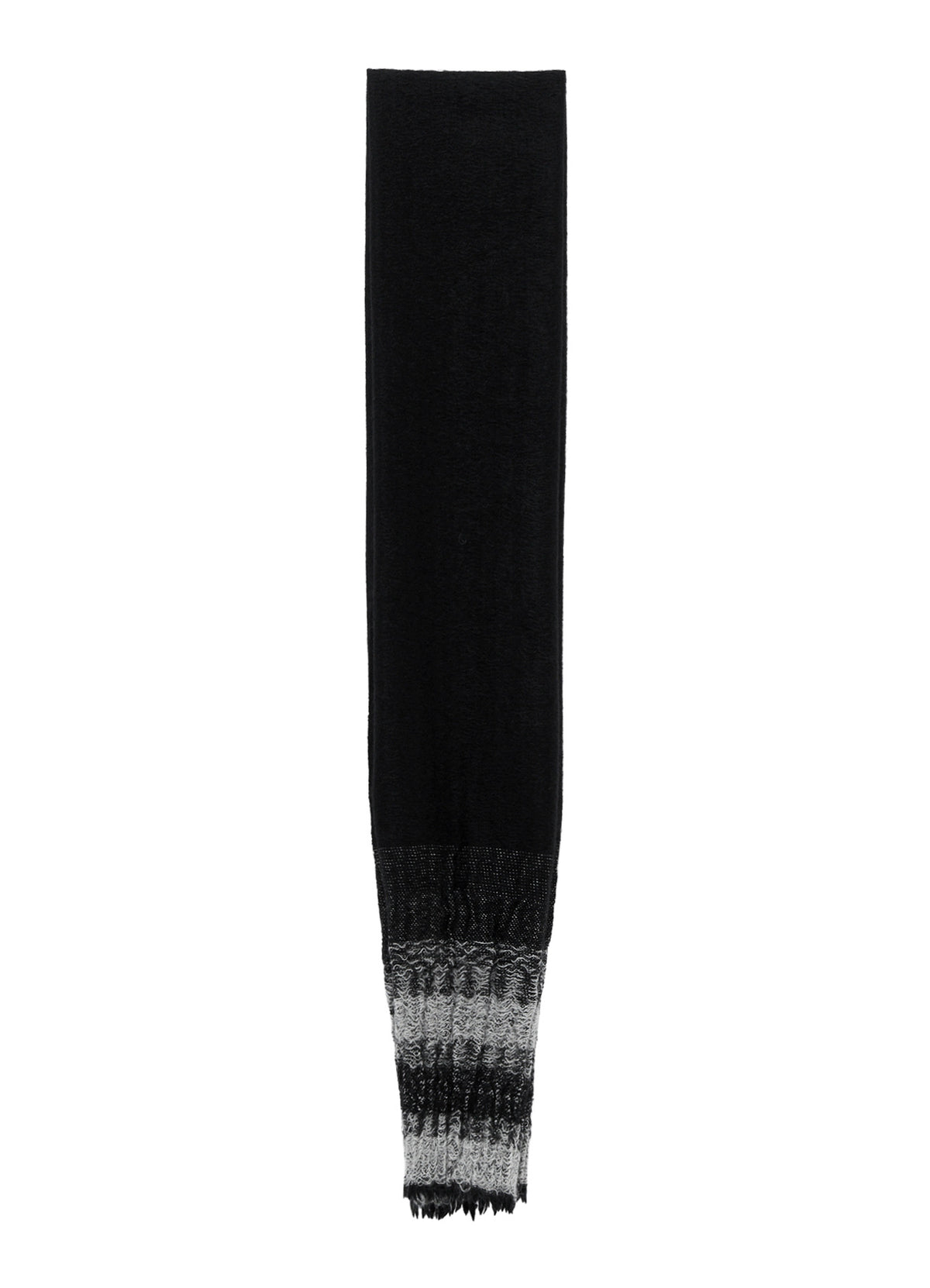 W/KID MOHAIR GATHER STRIPE STOLE