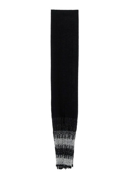 W/KID MOHAIR GATHER STRIPE STOLE