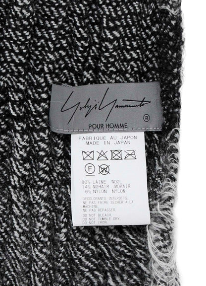 W/KID MOHAIR GATHER STRIPE STOLE