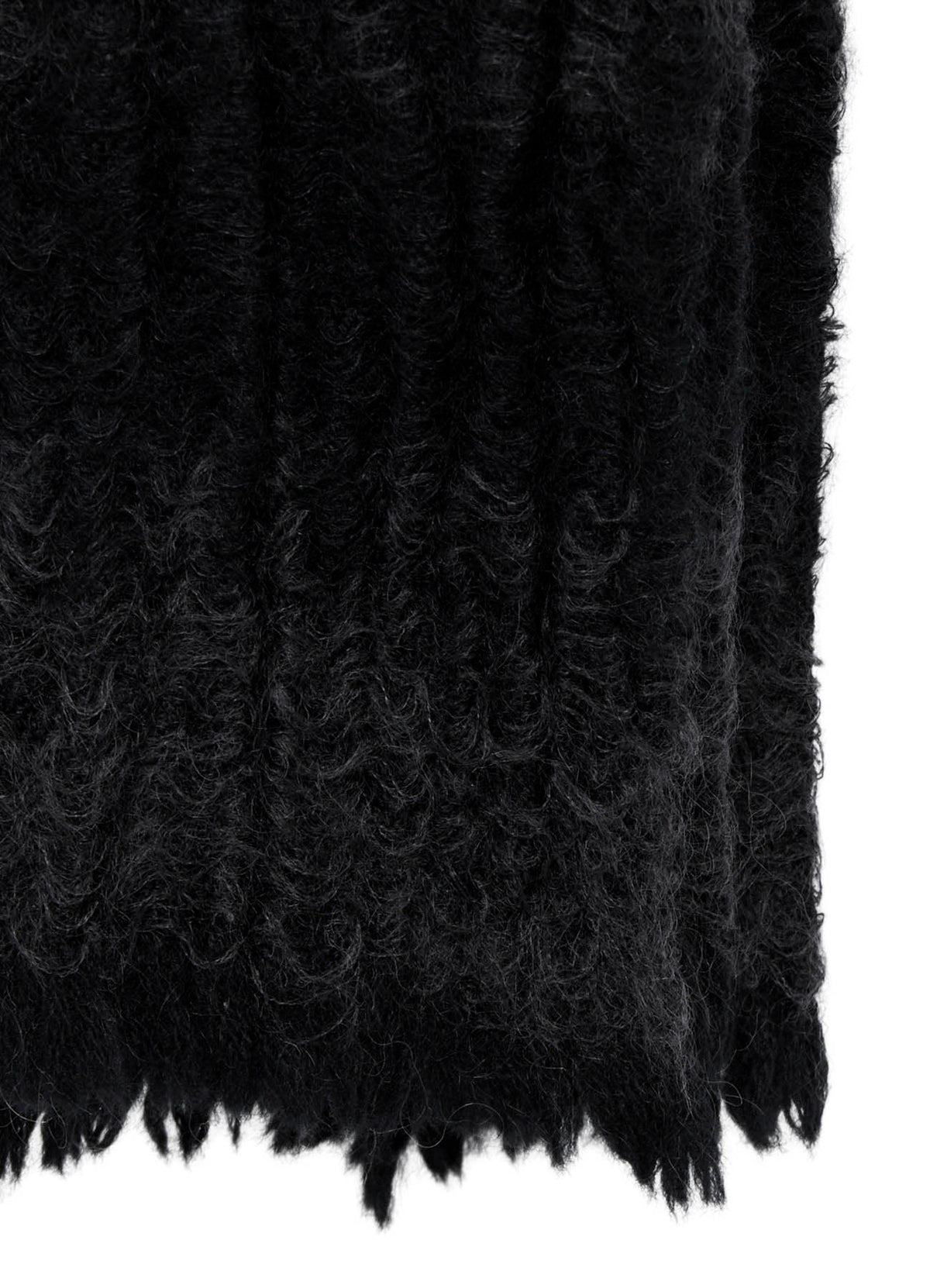 W/KID MOHAIR GATHER STRIPE STOLE