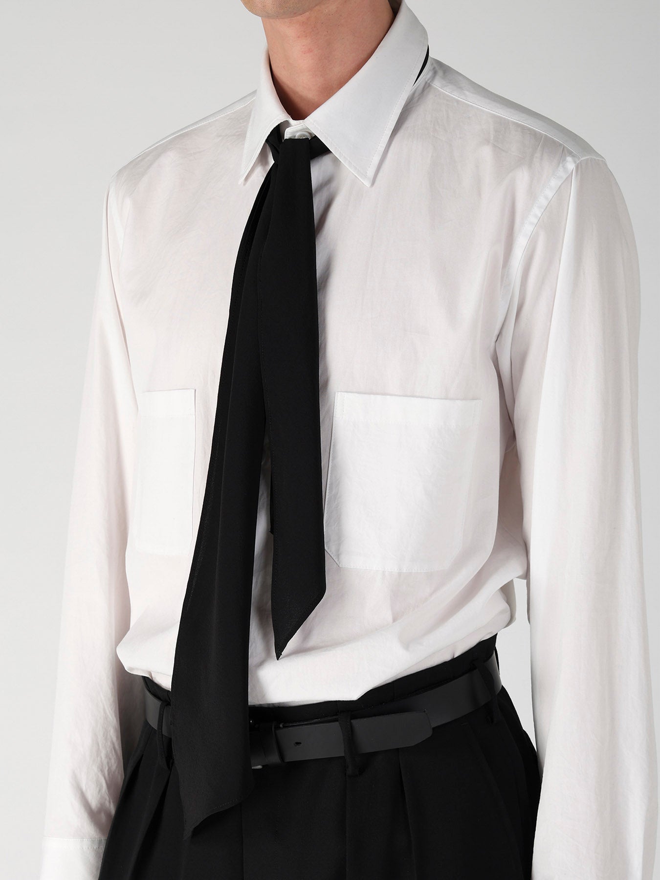 SILK 18MOMME CREPE DE CHINE SCARF – THE SHOP YOHJI YAMAMOTO