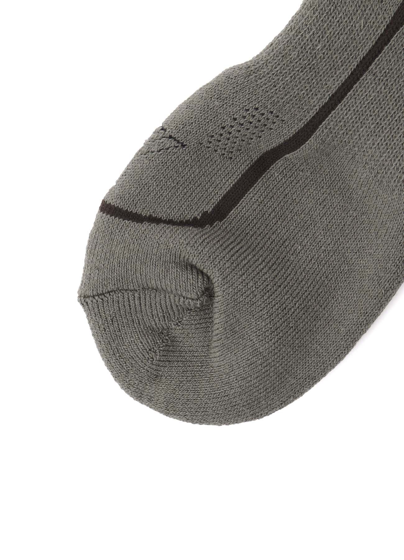 C/AC YARN DYED PILE MILITARY SOCKS