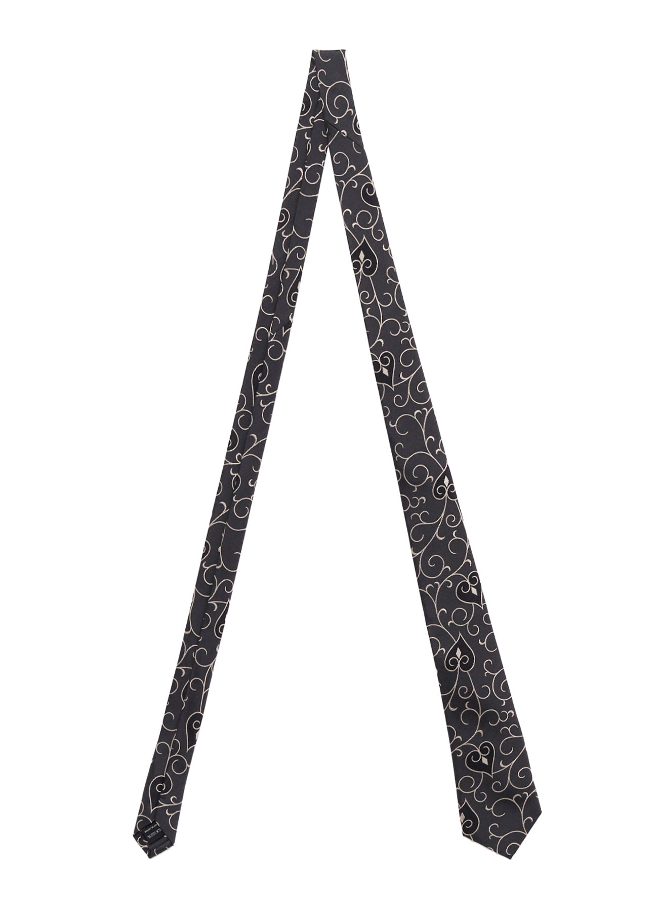 HEART SCROLL JQ DERBY TIE B
