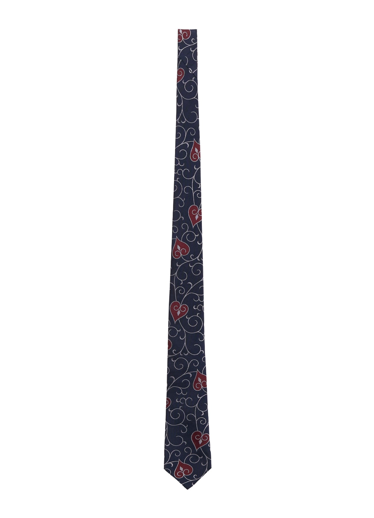 HEART SCROLL JQ DERBY TIE B