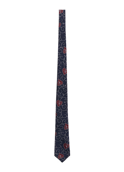 HEART SCROLL JQ DERBY TIE B