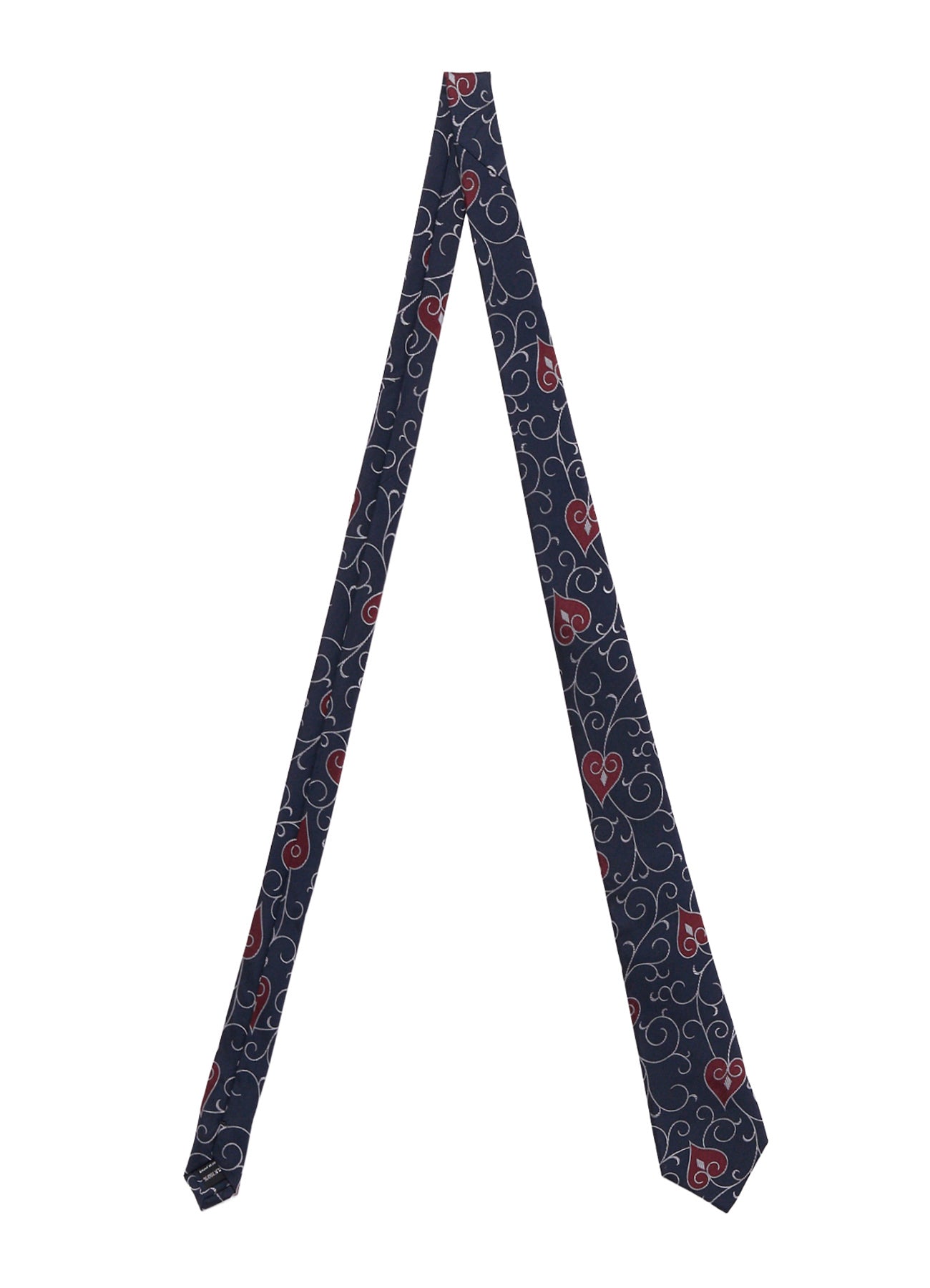 HEART SCROLL JQ DERBY TIE B