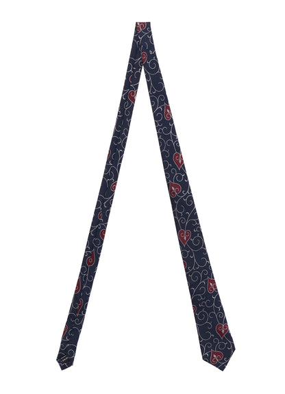 HEART SCROLL JQ DERBY TIE B