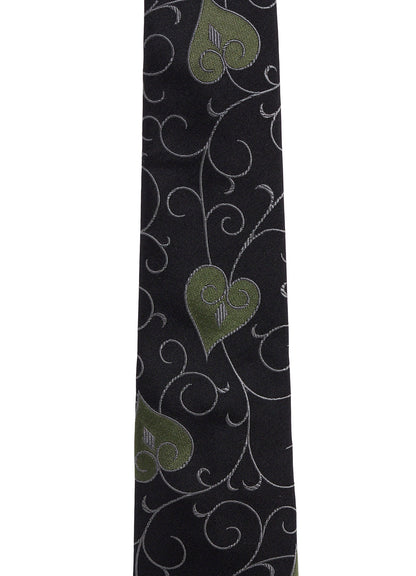 HEART SCROLL JQ DERBY TIE B