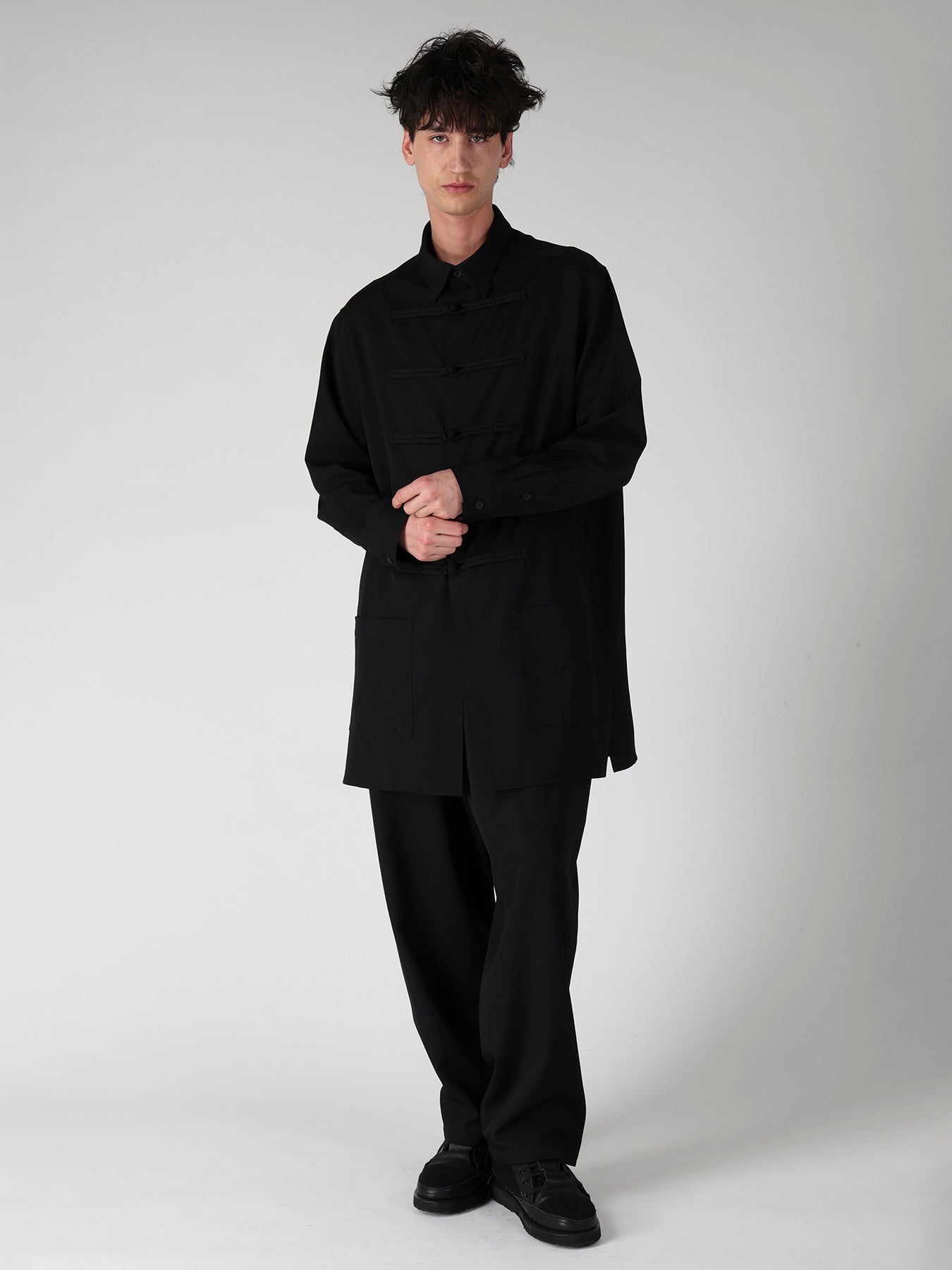 WOOL GABARDINE NEW STANDARD STRING PANTS