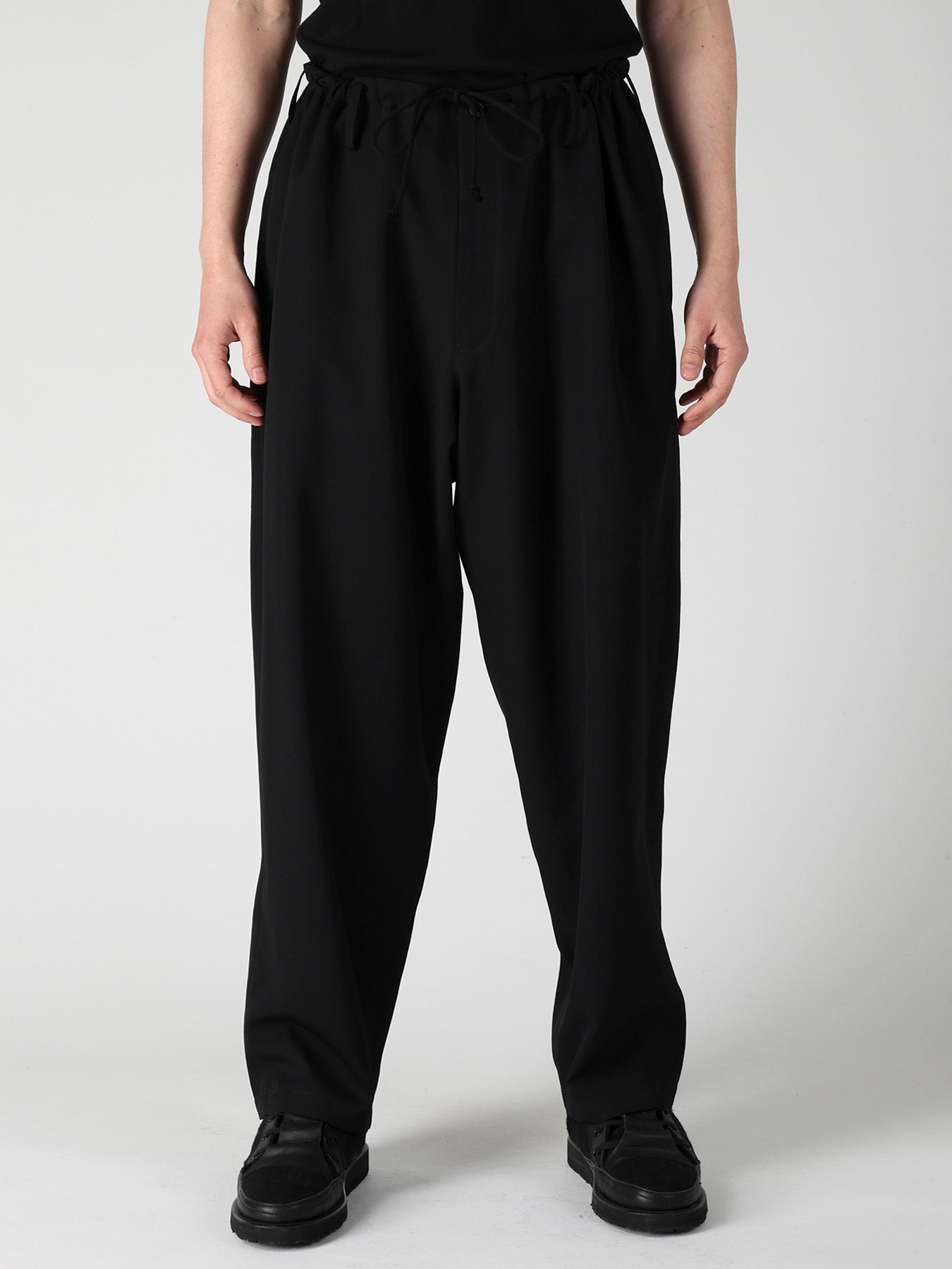 WOOL GABARDINE NEW STANDARD STRING PANTS