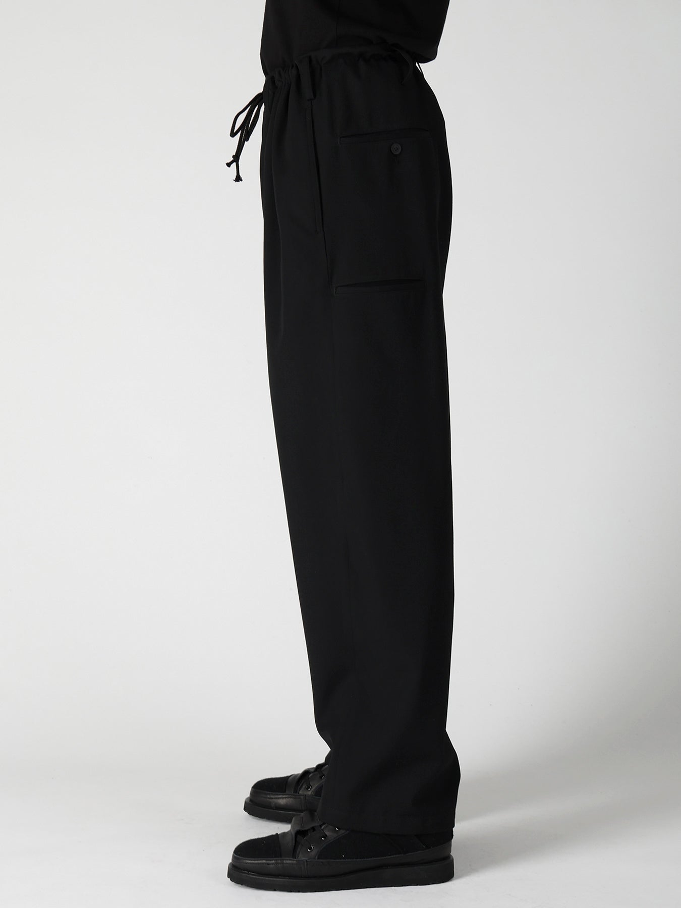 WOOL GABARDINE NEW STANDARD STRING PANTS