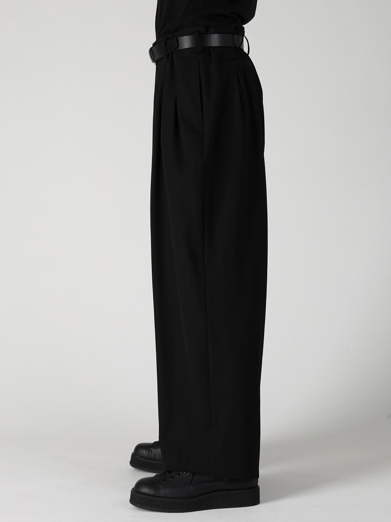 WOOL GABARDINE 12TUCKS PANTS – THE SHOP YOHJI YAMAMOTO