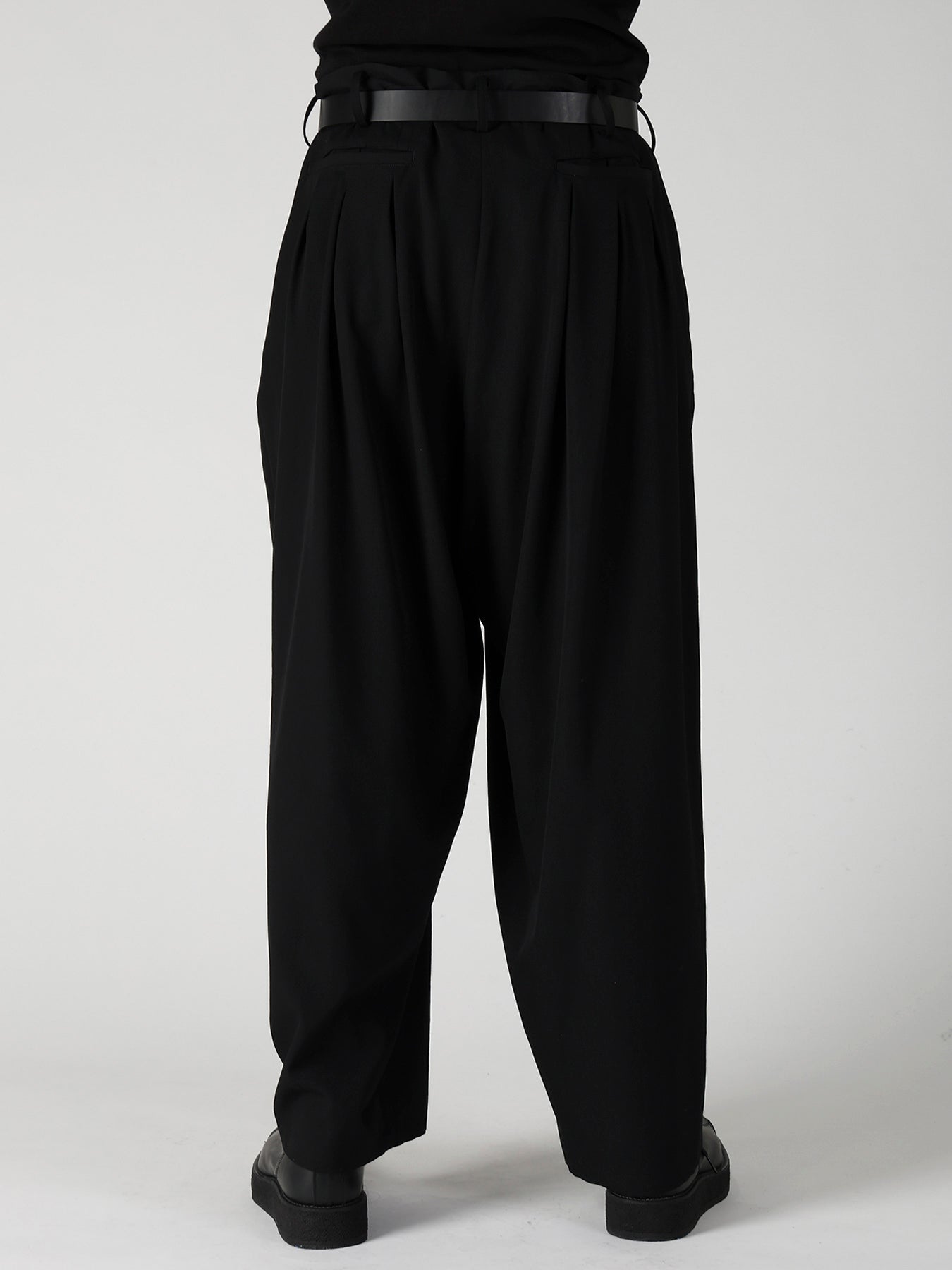 パンツ 96aw Yohji Yamamoto Gabardine Slacks WOOL GABARDINE 12TUCKS PANTS – THE SHOP YOHJI YAMAMOTO