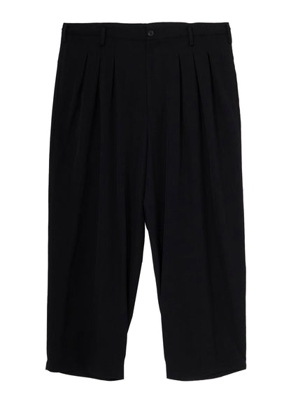 WOOL GABARDINE 12TUCKS PANTS