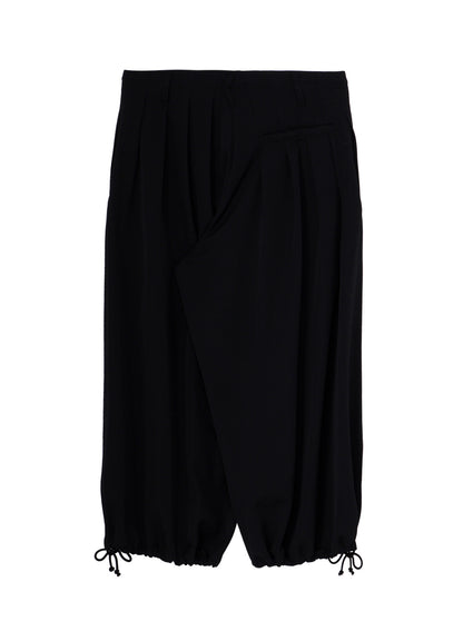 WOOL GABARDINE STANDAED BALLON PANTS