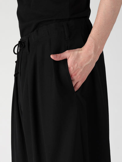 WOOL GABARDINE STANDAED BALLON PANTS