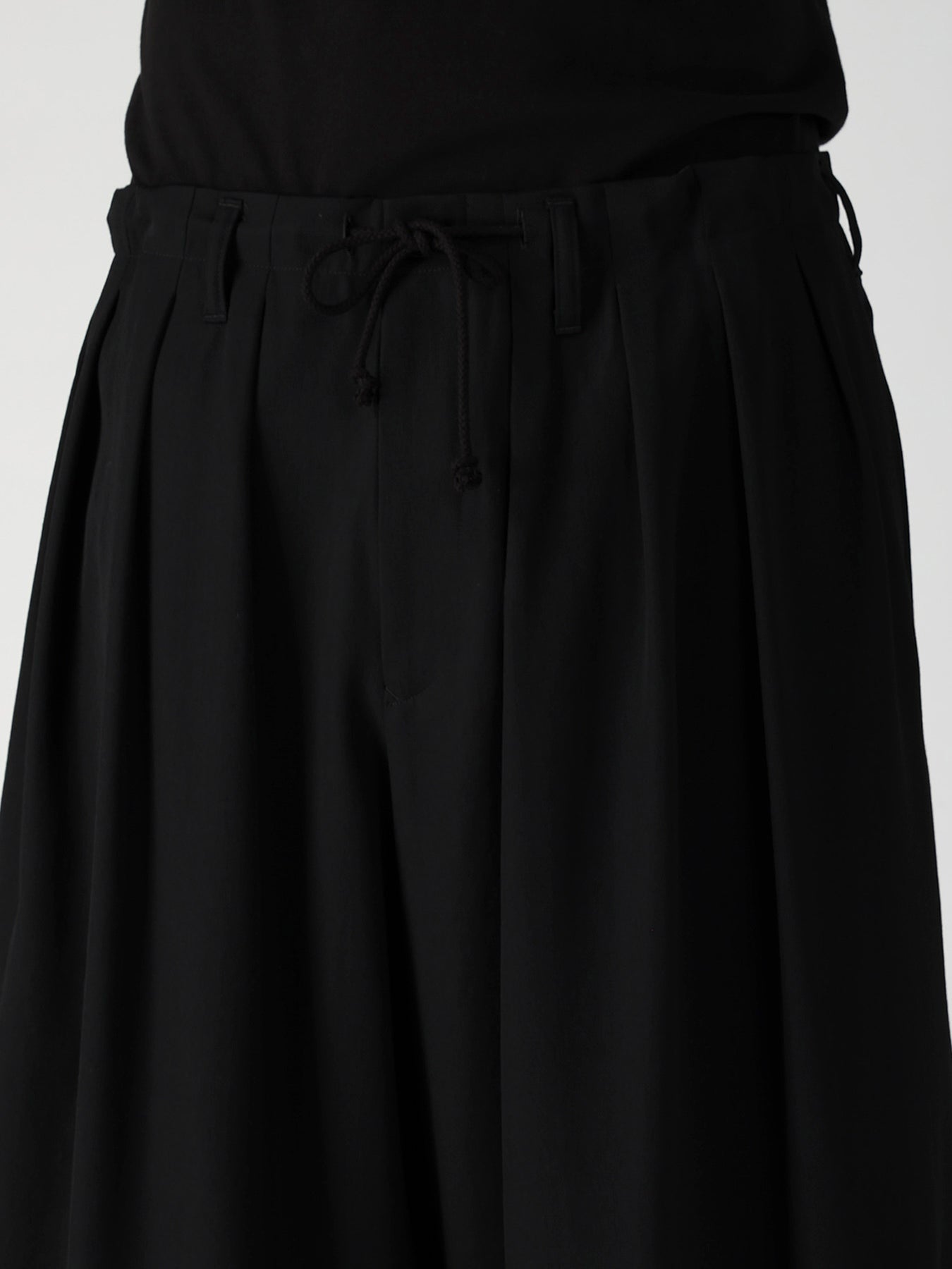 WOOL GABARDINE STANDAED BALLON PANTS
