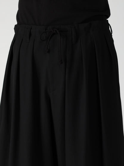WOOL GABARDINE STANDAED BALLON PANTS