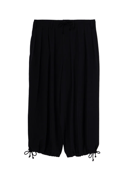 WOOL GABARDINE STANDAED BALLON PANTS