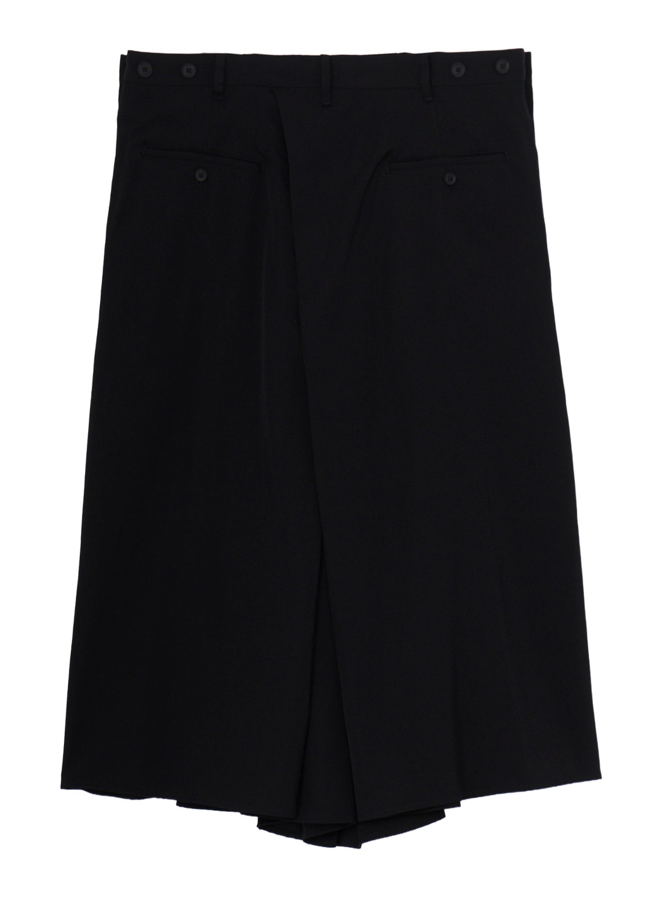 WOOL GABARDINE HAKAMA PANTS