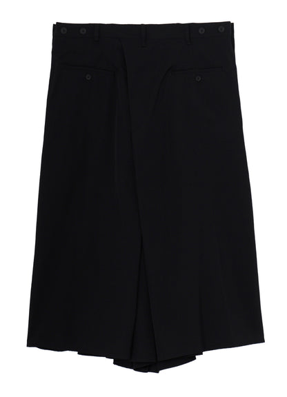 WOOL GABARDINE HAKAMA PANTS