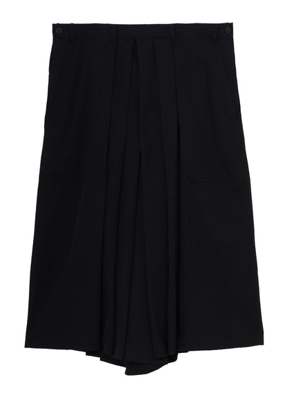 WOOL GABARDINE HAKAMA PANTS