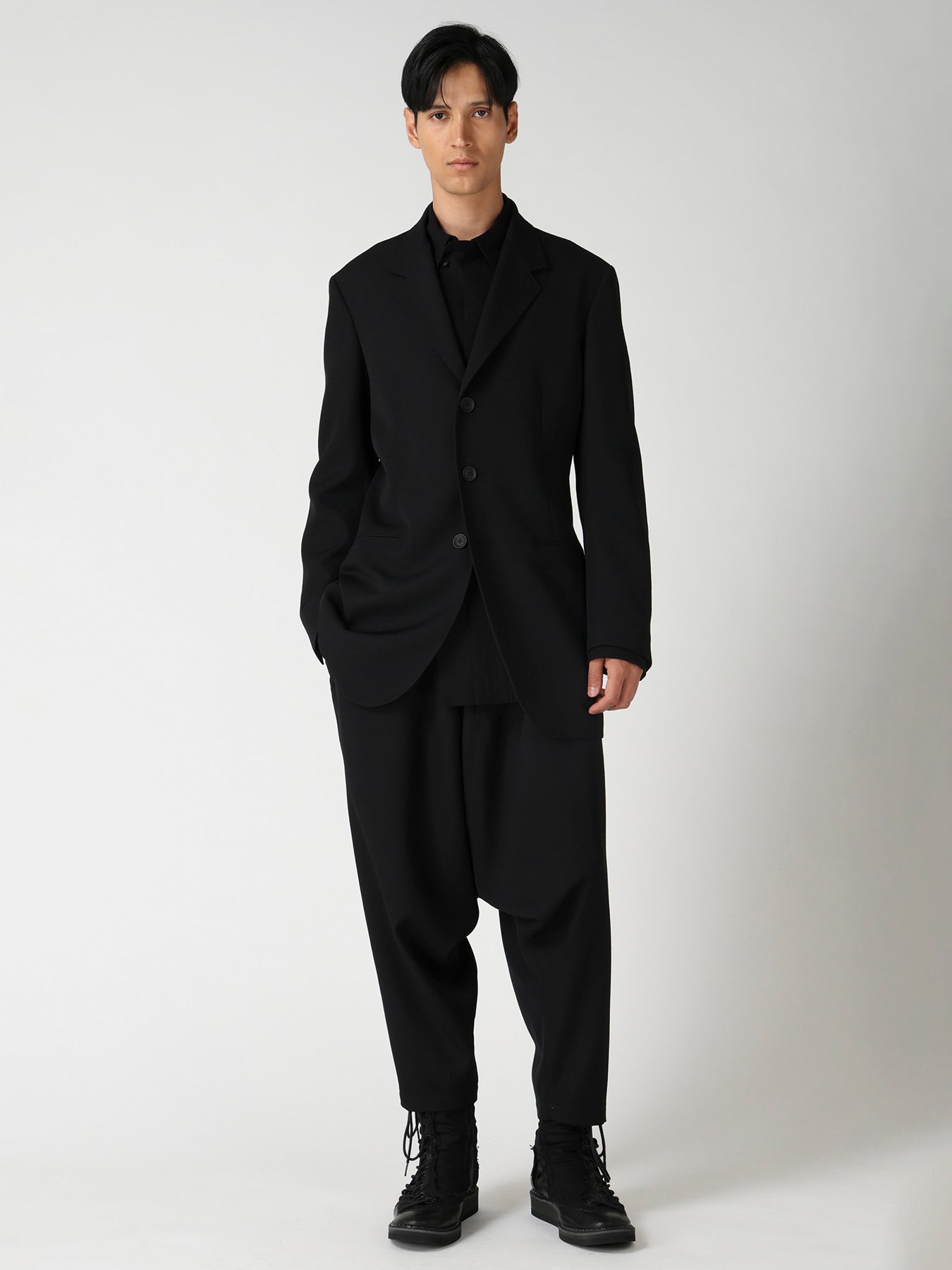 ARMY GABARDINE SAROUEL PANTS – THE SHOP YOHJI YAMAMOTO ARMY GABARDINE SAROUEL PANTS – THE SHOP YOHJI YAMAMOTO