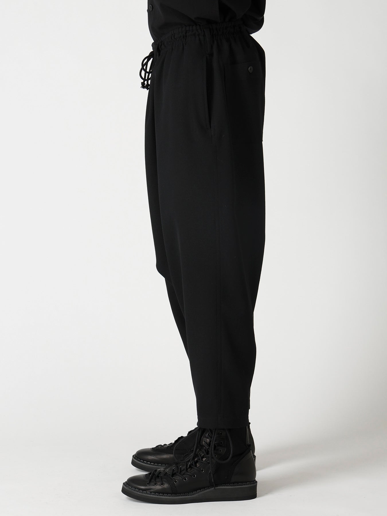 ARMY GABARDINE SAROUEL PANTS – THE SHOP YOHJI YAMAMOTO