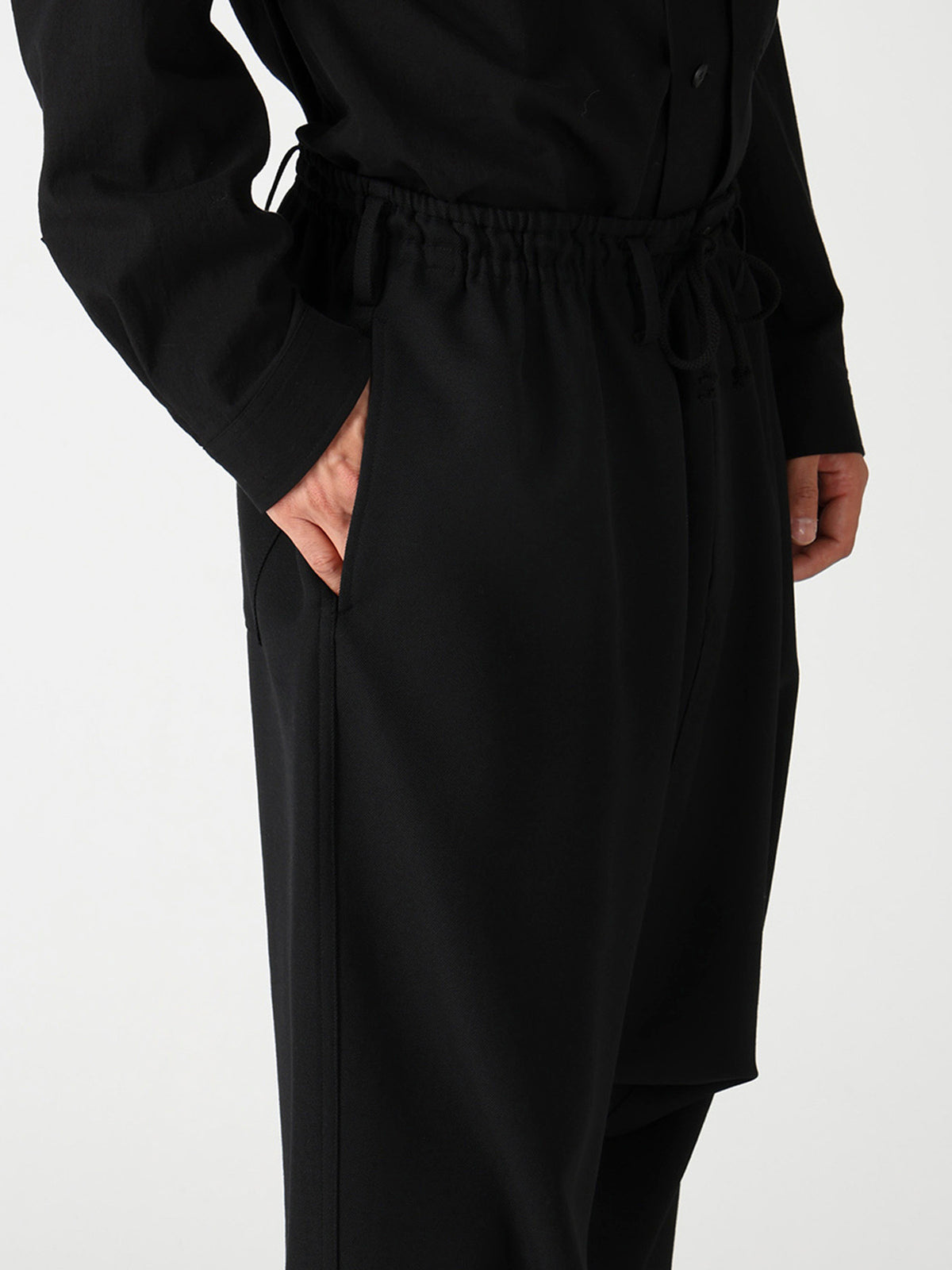 ARMY GABARDINE SAROUEL PANTS