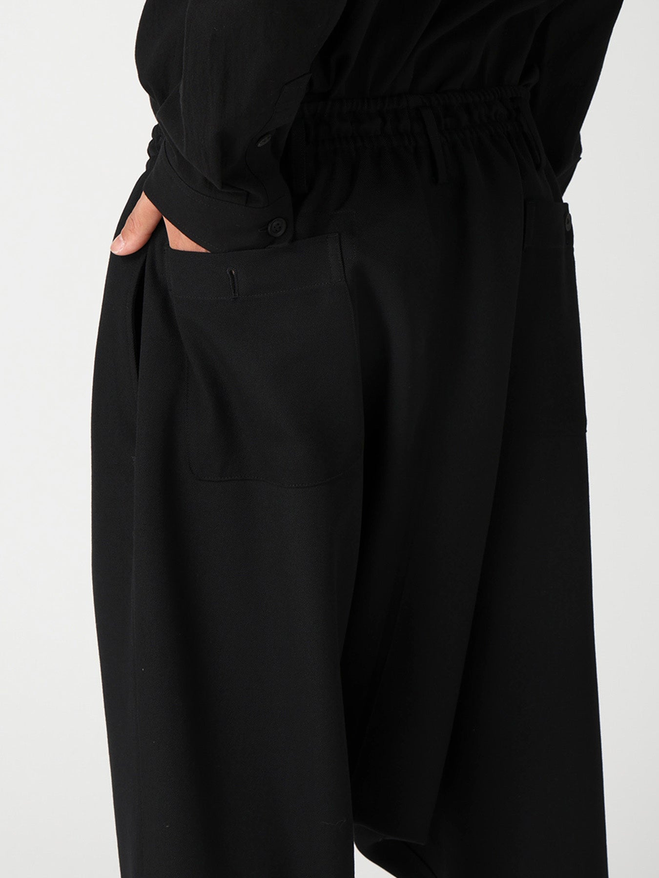 ARMY GABARDINE SAROUEL PANTS – THE SHOP YOHJI YAMAMOTO