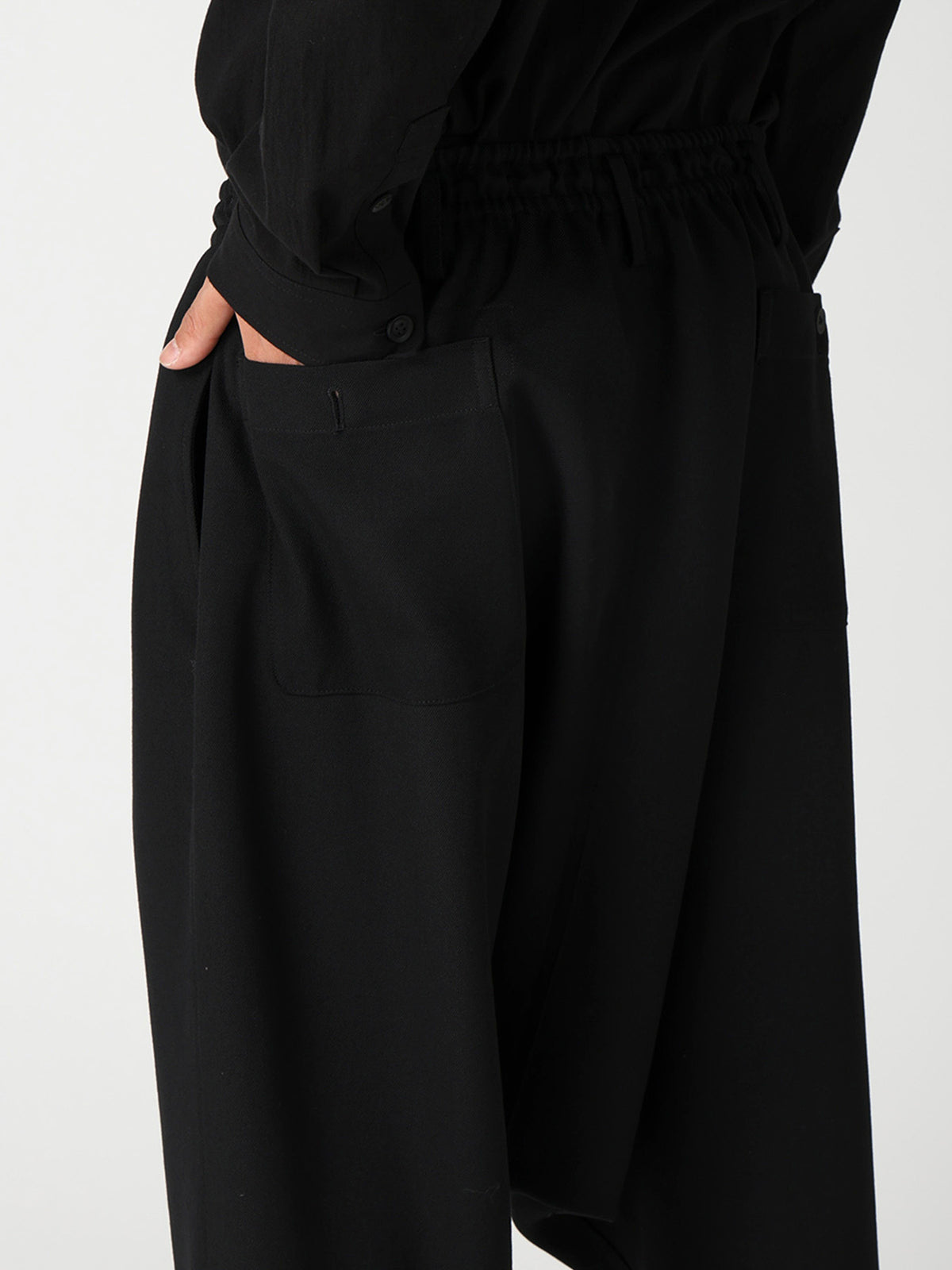 ARMY GABARDINE SAROUEL PANTS