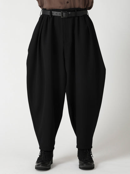ARMY GABARDINE DRAPE PANTS