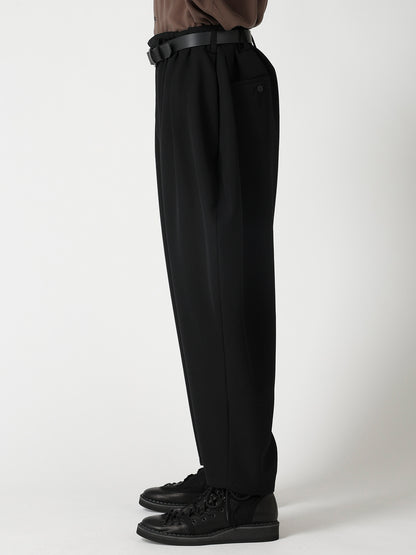 ARMY GABARDINE DRAPE PANTS