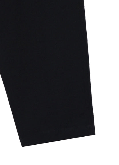 WOOL GABARDINE DOUBLE STITCH ELASTIC PANTS