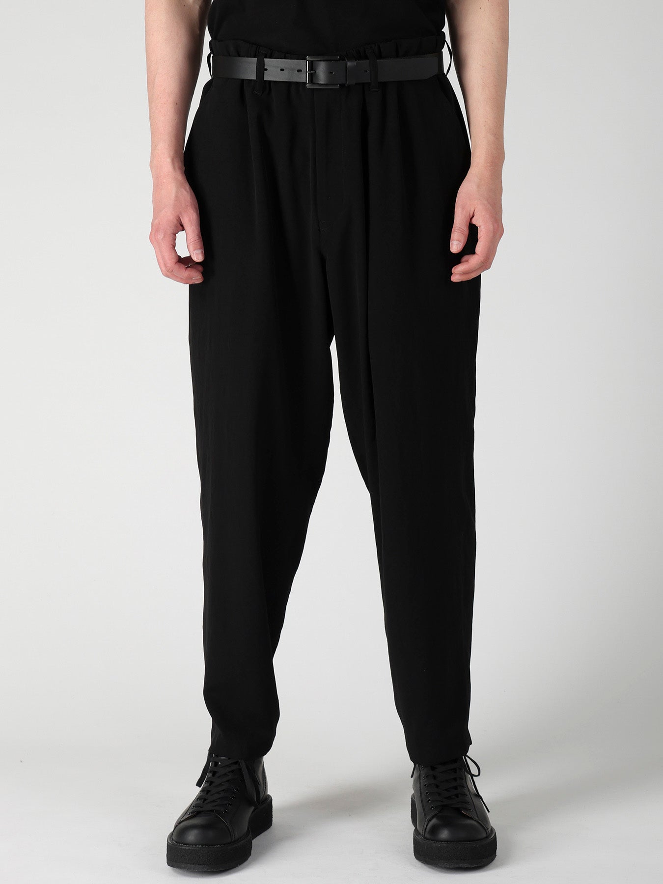 TA TUXEDO DOUBLE STITCH ELASTIC PANTS – THE SHOP YOHJI YAMAMOTO