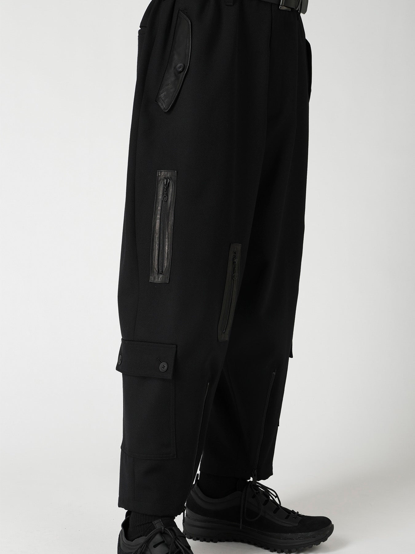 ARMY GABARDINE ZIP MILITALLY PANTS
