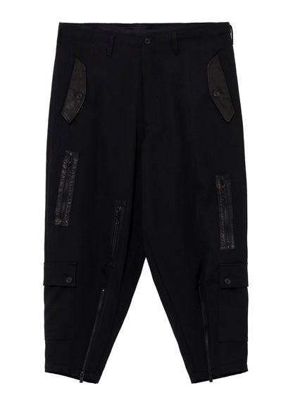 ARMY GABARDINE ZIP MILITALLY PANTS