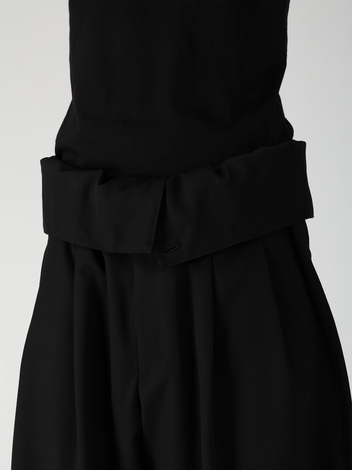 WOOL GABARDINE HIGH WAIST TUCK PANTS – THE SHOP YOHJI YAMAMOTO