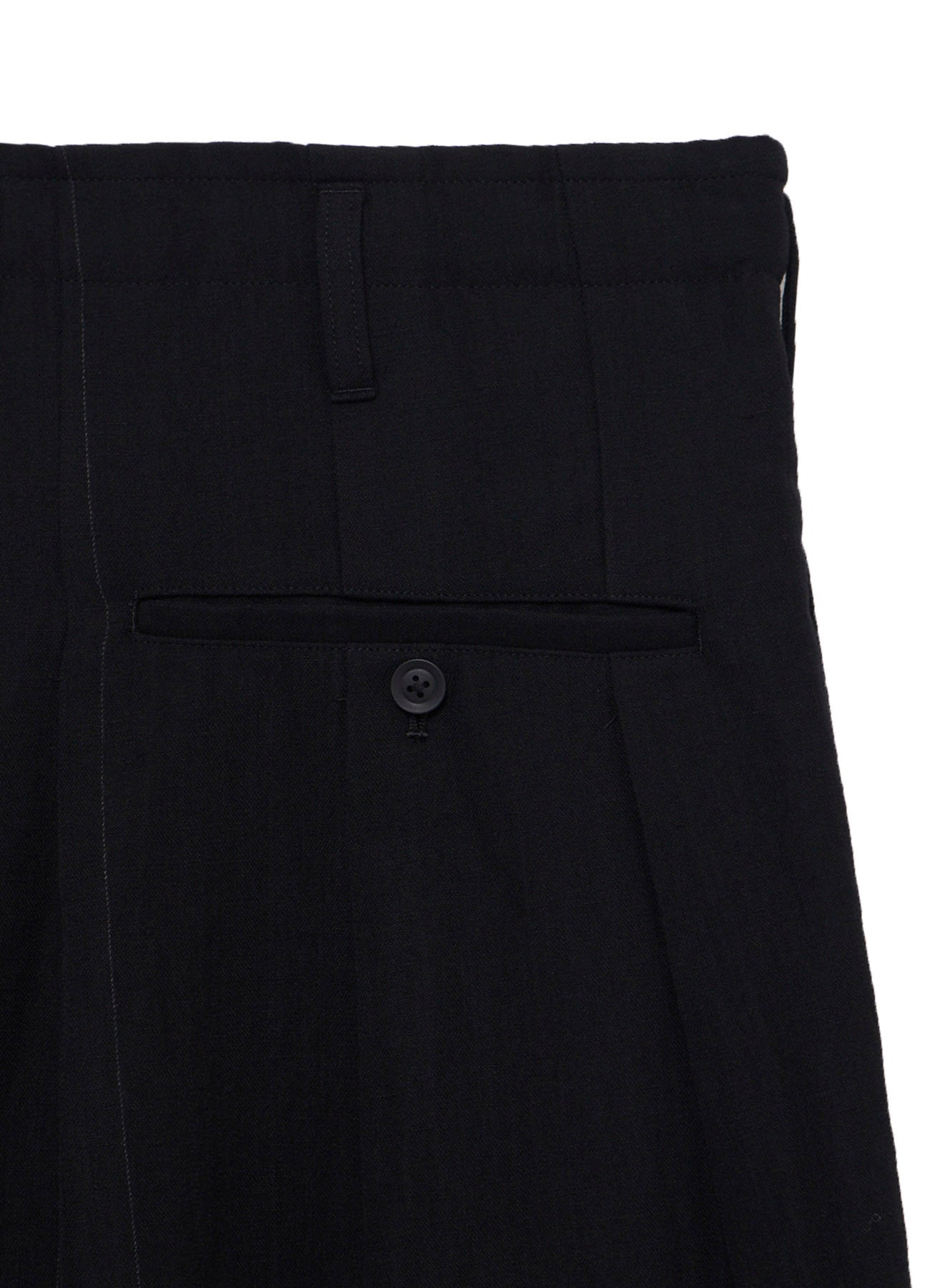 RANDOM STRIPE HEM TAB WIDE TUCK PANTS