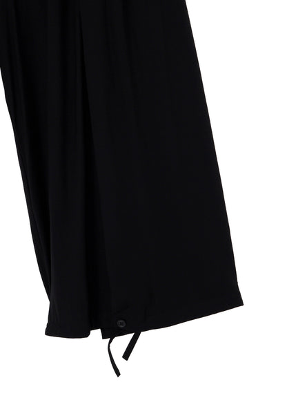 HIGH-TWISTED JERSEY BOTH SIDE WRAP PANTS