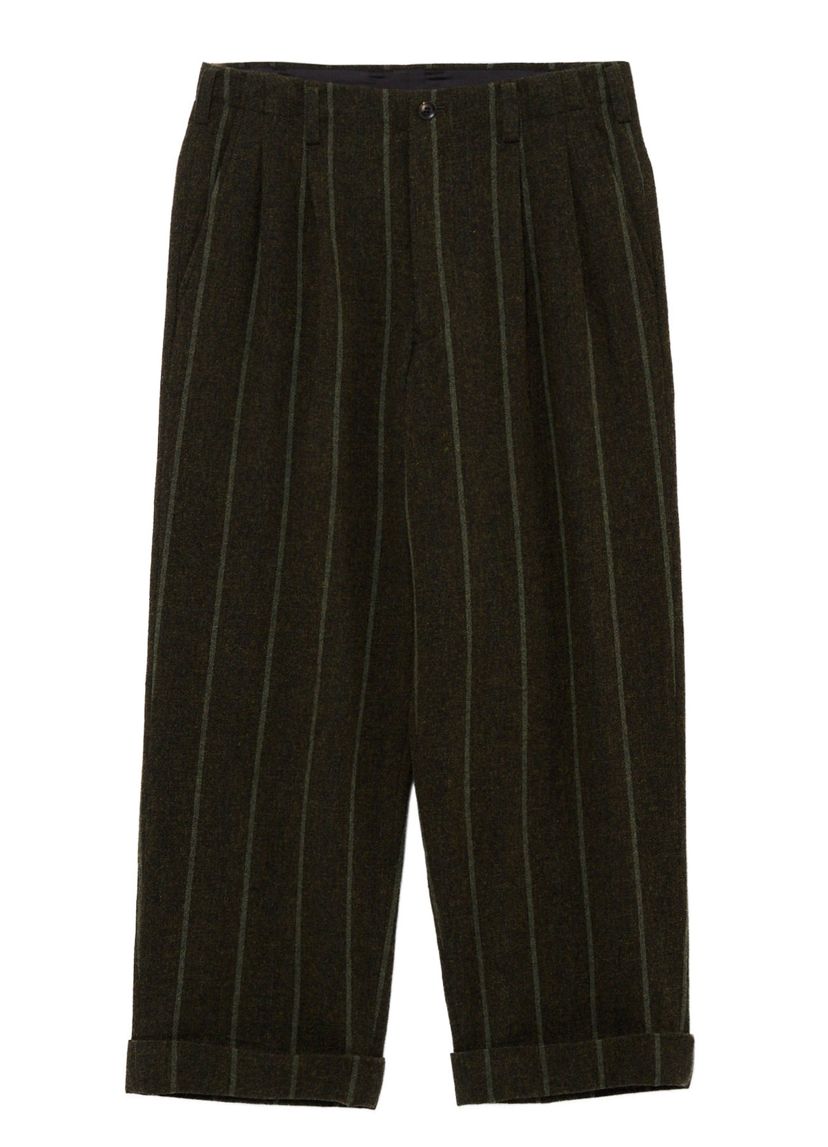 SPUN COLOR STRIPE HEM MACKIN 2 TUCKS PANTS