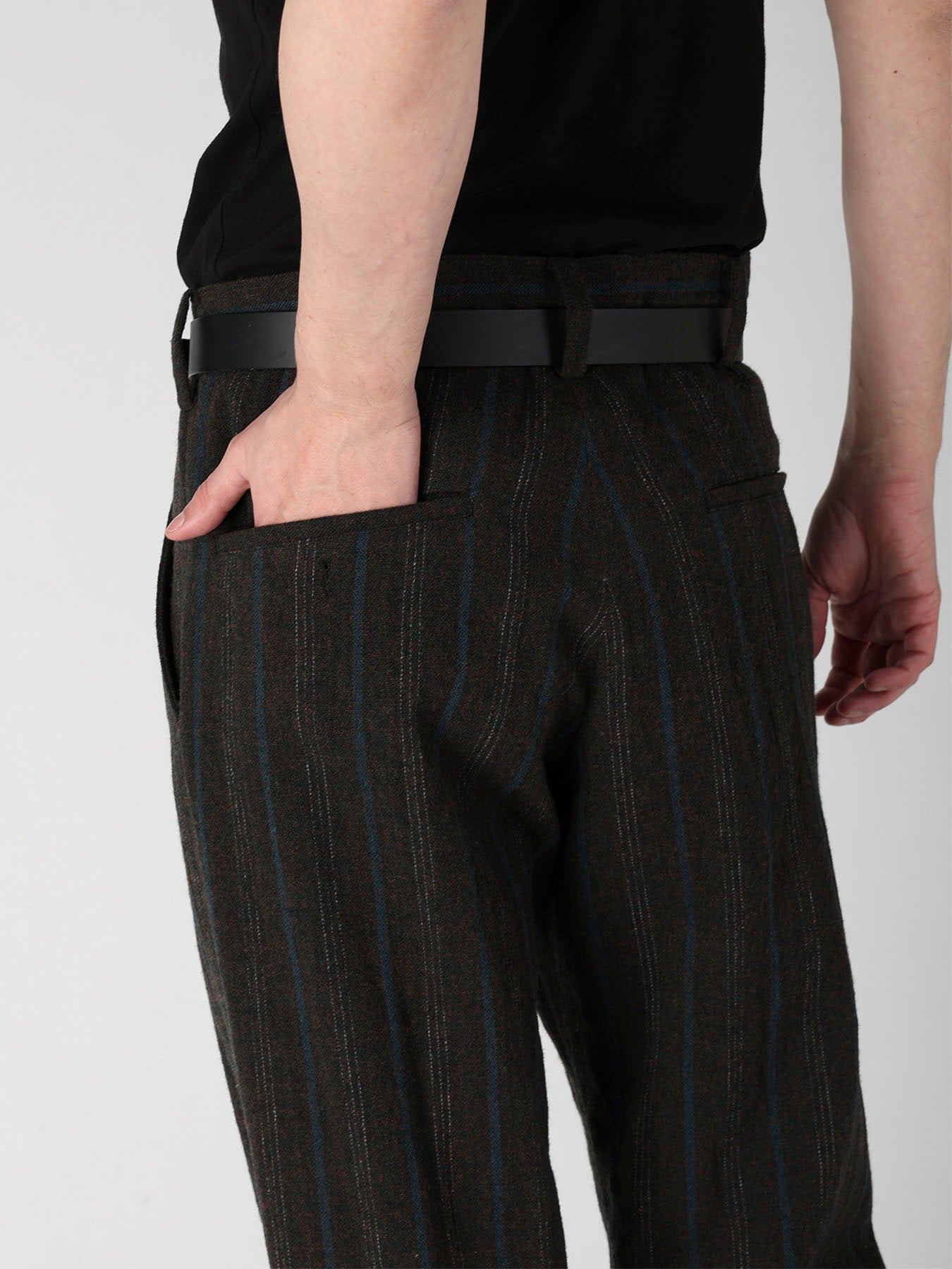 SPUN COLOR STRIPE BR SLIM PANTS
