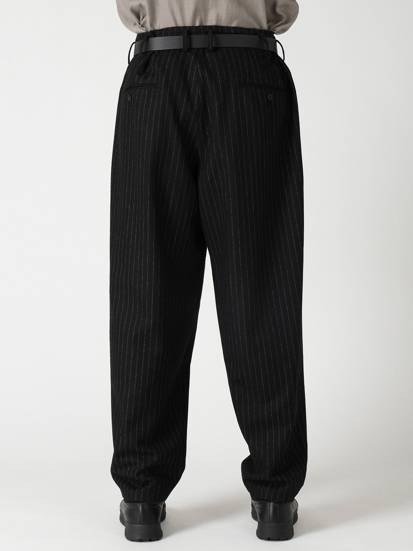TOP STRIPE FLANNEL 2TUCKS SLIM PANTS – THE SHOP YOHJI YAMAMOTO