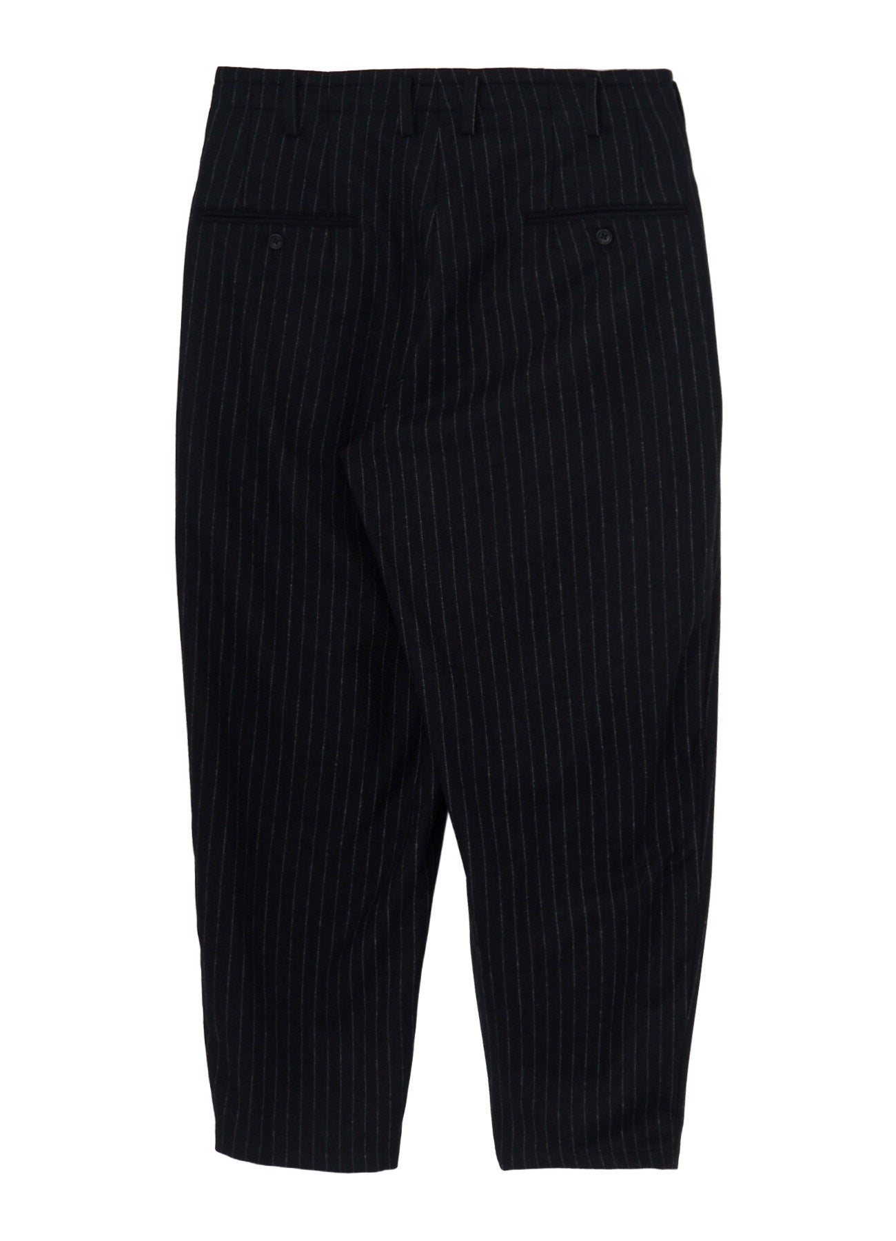 TOP STRIPE FLANNEL 2TUCKS SLIM PANTS